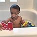 3 Bees & Me 20 Fun Foam Bath Toys for Boys & Girls - Bath Toy Foam Shapes and Storage Net Set