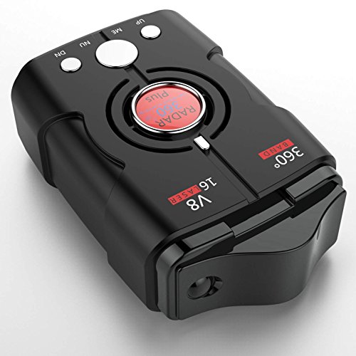 Radar detector, voice alert and car speed alarm system with 360 d…