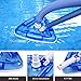Sea-Thru Triangle Weighted Pool and Spa Vacuum Head with Swivel, Flexible Swimming Pool Vacuum Cleaner Head with Brush and EZ Clips, 11