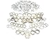 Scarf Jewelry Wholesale Scarf Components Slides Rings Craft Supply 82pcs Super Package