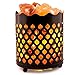 CRYSTAL DECOR Himalayan Pink Salt Lamp Basket & Dimmer Cord Bulb