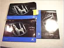 2005 Honda CR-V CRV Owners Manual: Honda: Amazon.com: Books