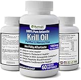 100% Pure Antarctic Krill Oil â˜… 1000mg per/serving â˜… 60 Liquid Softgels â˜… With EPA/DHA & Astaxanthin â˜… No Fishy Aftertaste â˜… Mercury Free