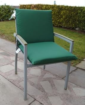 Zippy Waterproof Low Back Armchair Chair Cushion Garden