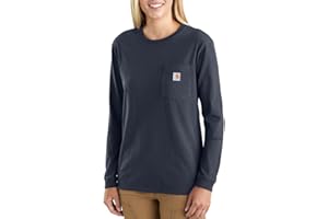 Carhartt Women's 103244 Women's WK126 Workwear Pocket Long Sleeve T-Shirt