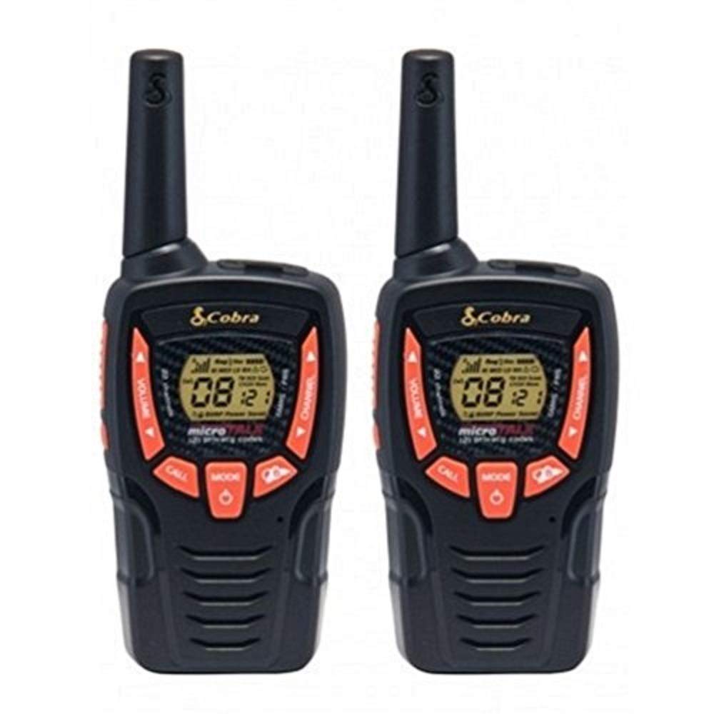 Cobra AM645 Compact Walkie Talkie with VOX, Call alert, 8km Range, Power  Saving Function and includes Rechargeable Batteries (2 Pack) - Black:  Amazon.co.uk: ...