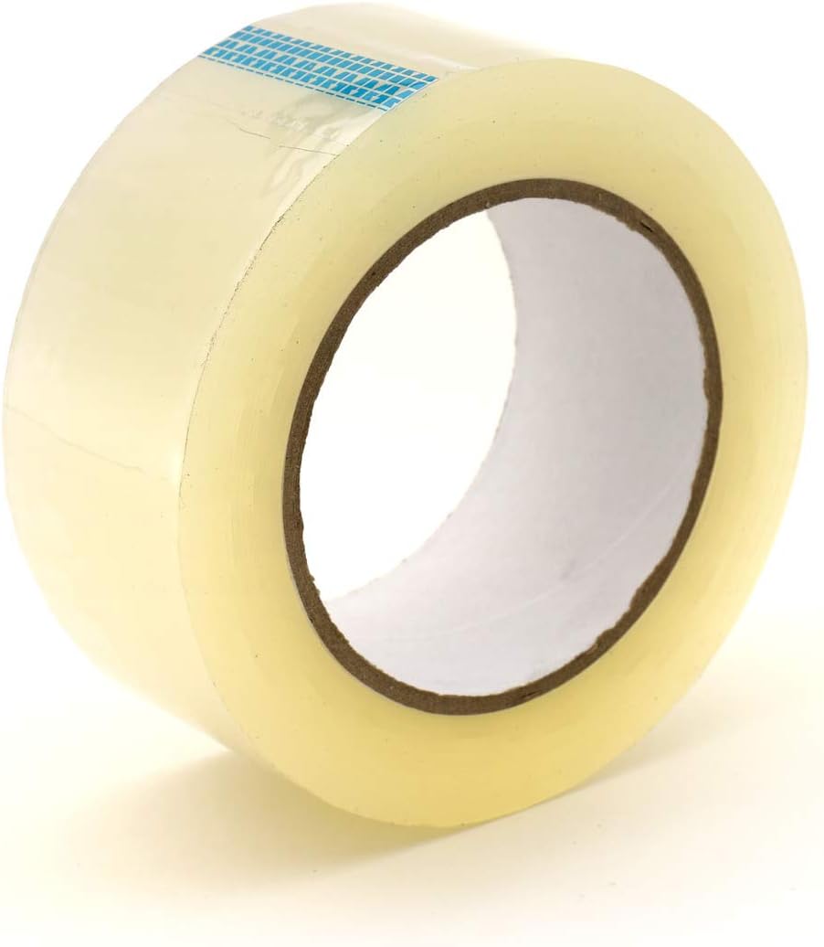 Clear Acrylic Packing Tape, 2 Inch Wide, 2.0mil Thickness, 110 Yard Per Roll [Pack of 6 Rolls]: Industrial & Scientific