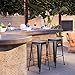 Yaheetech 2 Pack Metal Bar Stools Vintage Counter Bar Stool Stackable Chairs Heavy Duty for Bistro/Patio/Café/Restaurant/Dining Room/Kitchen Black, 30