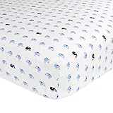 Just Born Cotton Fitted Crib Sheet, Jonah
