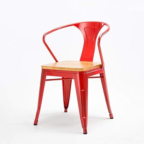 Amazoncom Sbbd Chair Wrought Iron Chairs Solid Wood Dining