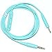 Sqrmekoko QuietComfort 45 Inline Micphone Volume Remote Audio Cable Compatible with Bose SoundTrue Soundlink QC25 QC35 QC35II QC45 OE2 OE2i On-Ear 2 Headphoes (Green)