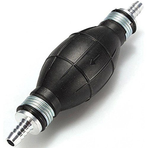image for Gimiton 8mm 5/16 Hand Fuel Line Pump Rubber Fuel Transfer Vacuum Prime