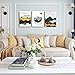 3 Pieces wall art for bedroom canvas prints artwork bathroom wall decor abstract sunrise and sunset scenery picture watercolor painting posters office living room Contemporary Pictures home decor art