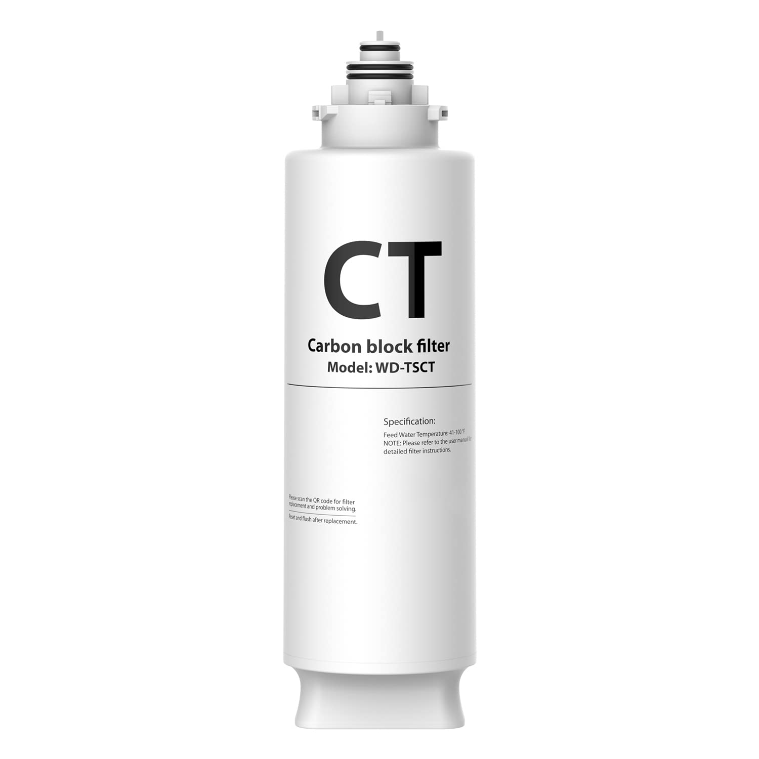 Waterdrop TSCT Undersink Water Filter Replacement for Waterdrop TSU-W, TSC 3-Stage Ultra Filtration Undersink Water Filter System, 7500 Litres High Capacity.1 Pack