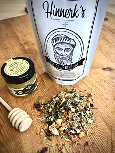 HINNERKS`S TEE, 2x 70 Gramm, Planten un Blomen milder Früchtetee mit Karotte, Orange, Hibiskus, Rote Beete… – Bild 3