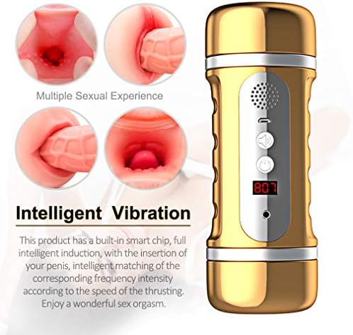 Automatic Electronic Massage Piston Cup Sucking 360° Rotating Cup Pocket Puss-ey Stroker, USB Charging Male Strong Sucking Vibrating Toys Pussy for Men Sexy Underwear for Men
