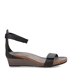 NAOT Footwear Women's Mermaid Wedge Black Raven