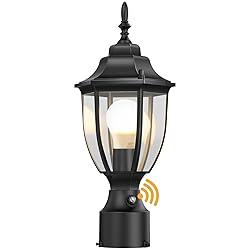 Lamomo Dusk to Dawn Outdoor Post Lights, Waterproof