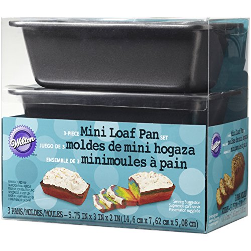 Wilton NonStick Mini Loaf Pan Set, 3Piece The Home Kitchen Store