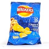 Walkers Cheese & Onion Crisps 12 Pack 350g