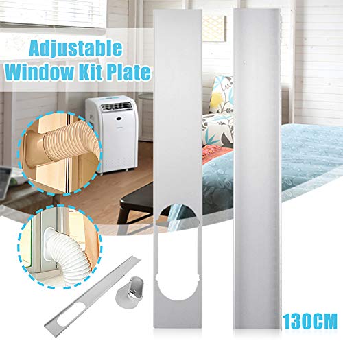 dezirZJjx Window Kit Plate, 2Pcs Window Slide Kit Plate for Portable Air Conditioner 2#