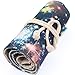 Coideal Colored Pencils Case Wrap Roll Up Holder Pouch for Artist Travel Drawing Coloring Portable Canvas Storage Organizer for Ball Pens or Pencils (72 Holes, Star Universe)