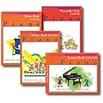 Alfred Basic Piano Library Course Pack Level 1A - Four book set includes - Lesson, Theory, Technic and Notespeller Books.
