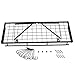 ZESPROKA FBA_JW-SL5E-AJVR Kitchen Wall Pot Pan Rack,with 10 Hooks,Black