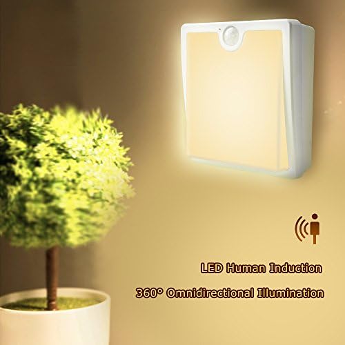 Night Lights Bathroom Light Night Lamp and Ambiance Light for Kids Room and Bedroom Rechargeable Energy Saving Wall Light for Hallyway Stairway Corridor Baby Night Lights for Women Men (Warm White)
