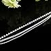 HuntGold 1X Women Jewelry Silver Plated Four Layers Ankle Foot Chain Shining Diamond Anklet