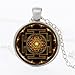 Iumer Fashion Buddhist Sri Yantra Sri Jewelery Pendant Sacred Geometry Necklace, Wholesale Jewelry