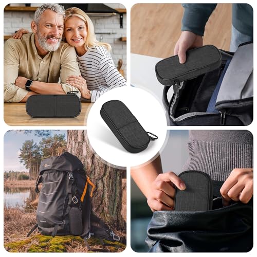 KOWVOWZ Insulin Cooler Travel Case, Portable Diabetic Medication Insulated Cool Organizer, Insulin Cooling Bag with 1 Reusable Ice Packs for The Daily Life and Trip