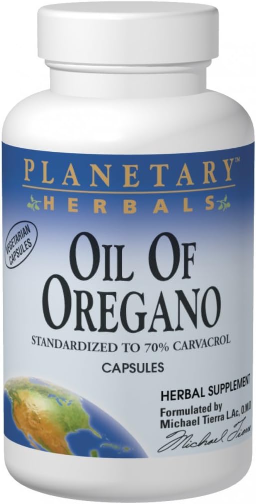 Planetary Herbals Oil of Oregano, May Provide Support To The Immune System,60 Vegetarian Capsules: Health & Personal Care