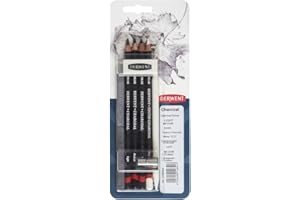 Derwent Charcoal Mixed Media, Pack, 8 Count (0700664)