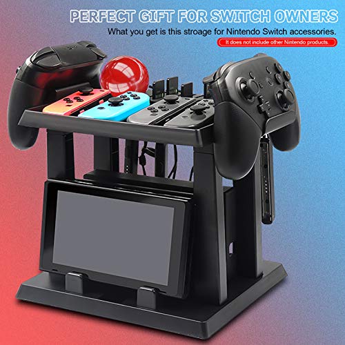 INFURIDER Multifunctional Storage Stand for Nintendo Switch Tower Holder Bracket for Nintendo
