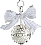 Baby's 1st Christmas Rattle 2014 Carlton Heirloom Ornament