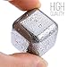 Whiskey Stones Premium Set - 8 stainless steel cubes - Whiskey rocks - Ice Rocks - Reusable Ice Cubes for cooling drinks