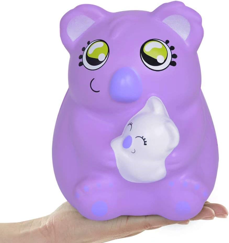 ORWINE Squishies Jumbo Squishy Toy Party Favors for Kids Boys Girls Animal Squishys Squeeze Kawaii Koala Stress Relief Toys Christmas Stocking Stuffer Birthday Gifts for Kids & Adults