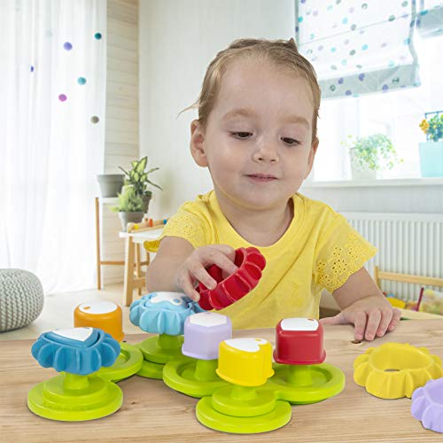 Yookidoo Shape ‘N’ Spin Gear Sorter. A Developmental Activity Toy for Kids Ages 1-3. Toddlers Sortering Game with Multiple Colors and Shapes, That Also Spins.