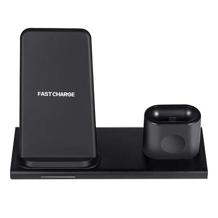 Schnell Qi Wireless Charger Ladestation Ladegerät Dock Kabelloses Induktive Ladepad für Apple Watch für Apple iPhone X/Xs/XS 