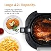 Pro Breeze 4.2L Air Fryer 1400W with Digital Display, Timer and Fully Adjustable Temperature Control for Healthy Oil…