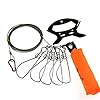1set-5meter-16inch-Fishing-Stringer-Fish-Lock-5-Snap-Stainless-Steel-Ropes-Float