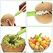 Watermelon Slicer,Neworld Stainless Steel Watermelon Cutter Knife Corer Fruit Vegetable Tools new Kitchen Gadgets with 2 Cantaloupe Fruit Slicer