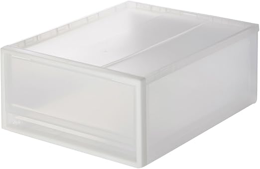 Amazon Co Jp 無印良品 ｐｐ収納ケース引出式 小 宅 ｖ 約幅３４ 奥４４ ５ 高１８ｃｍ 日本製 ホーム キッチン