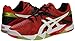 ASICS Men's Gel-Cyber Sensei Volleyball Shoe, Cherry Tomato/White/Black, 6 M US