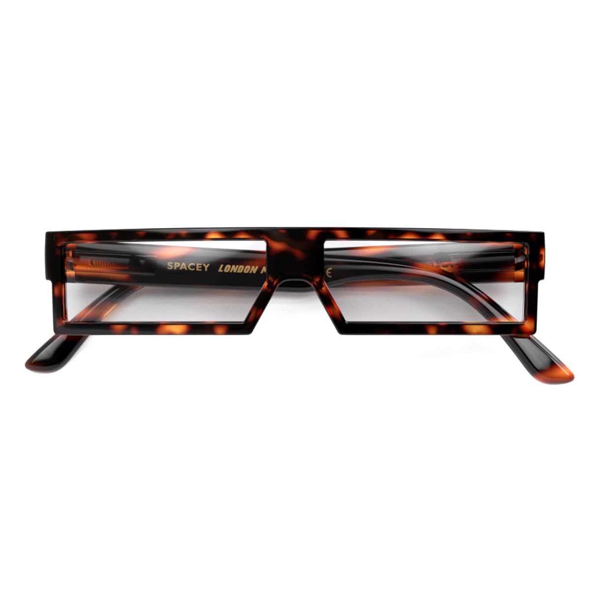 LONDON MOLE® Spacey reading glasses | Rectangular cool readers | Men's Women's Unisex | Spring Hinges