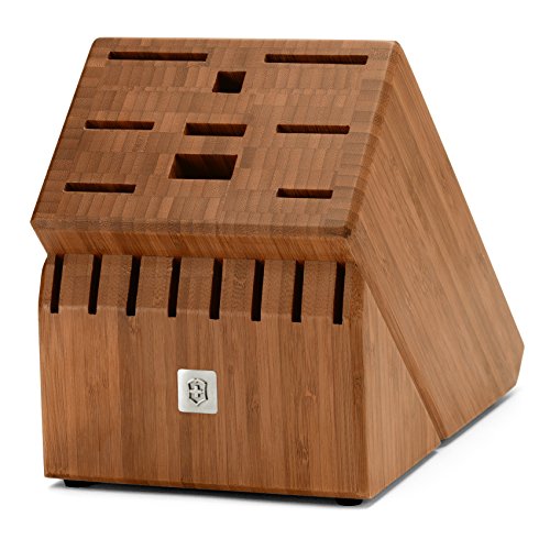 Victorinox Forged 17-Slot Bamboo Knife Storage Block