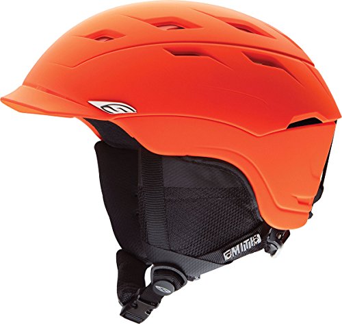 Smith Optics Variance Adult Ski Snowmobile Helmet , Matte Neon Orange , Medium