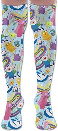 Wallpaper Adventure Time Characters Wanderlust Air Travel Compression Socks For Men & Women. Guaranteed To Prevent Swelling, Pain, Edema.
