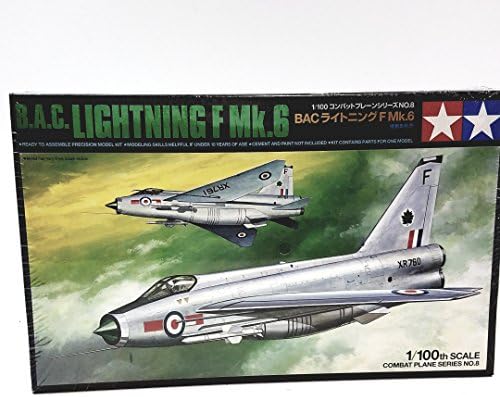 Combat Planes Tamiya BAC Lightning F Mk.6 1/100 Scale Series Model Airplane Kit
